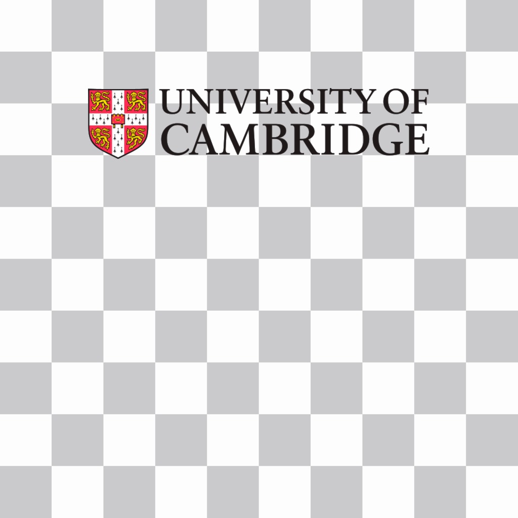 Autocollant avec le logo de lUniversité de Cambridge ..