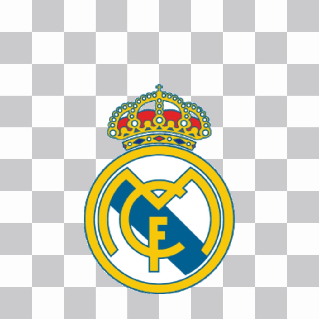 Badge officiel du Real Madrid pour mettre dans vos meilleures photos. ..