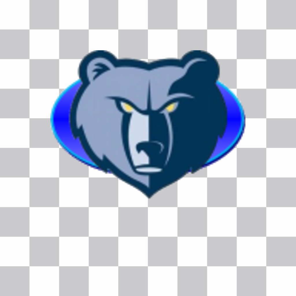 Autocollant logo des Grizzlies de Memphis. ..