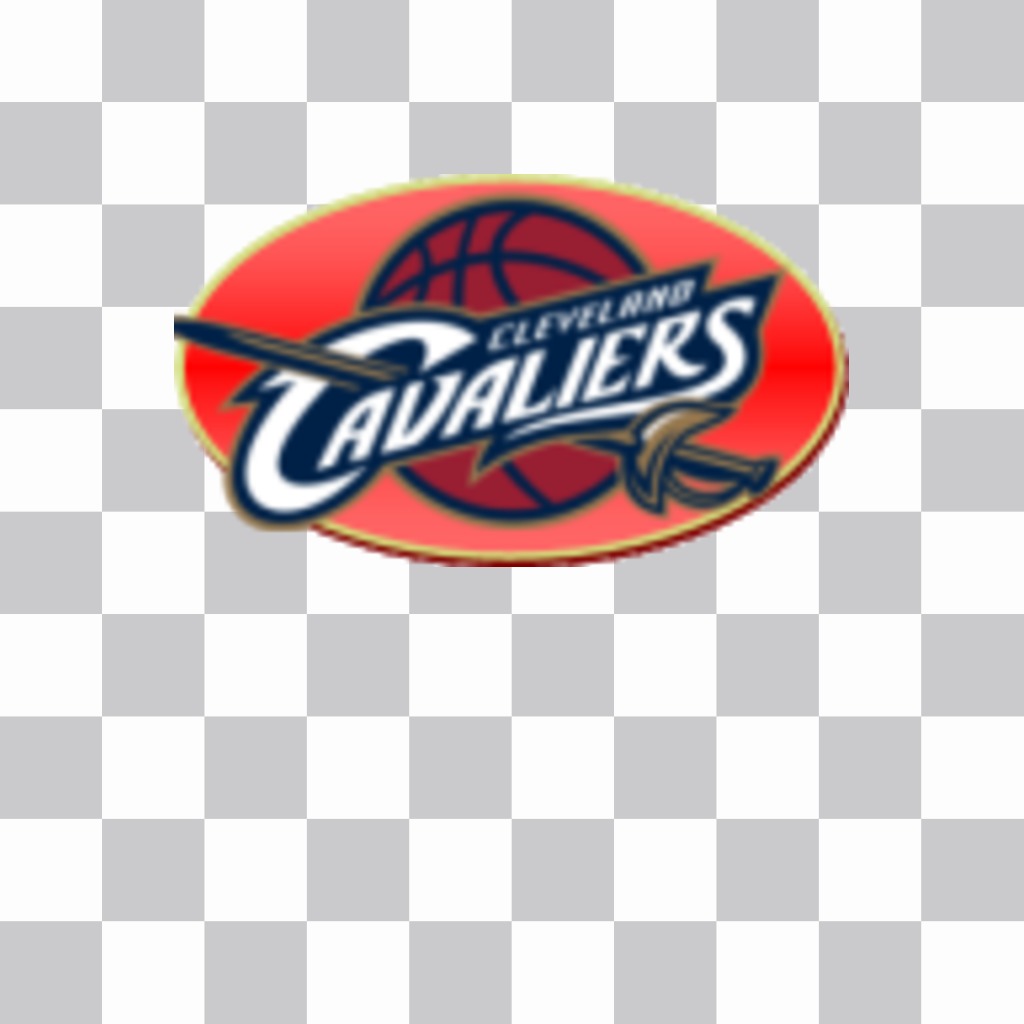 Autocollant avec le logo des Cavaliers de Cleveland. ..