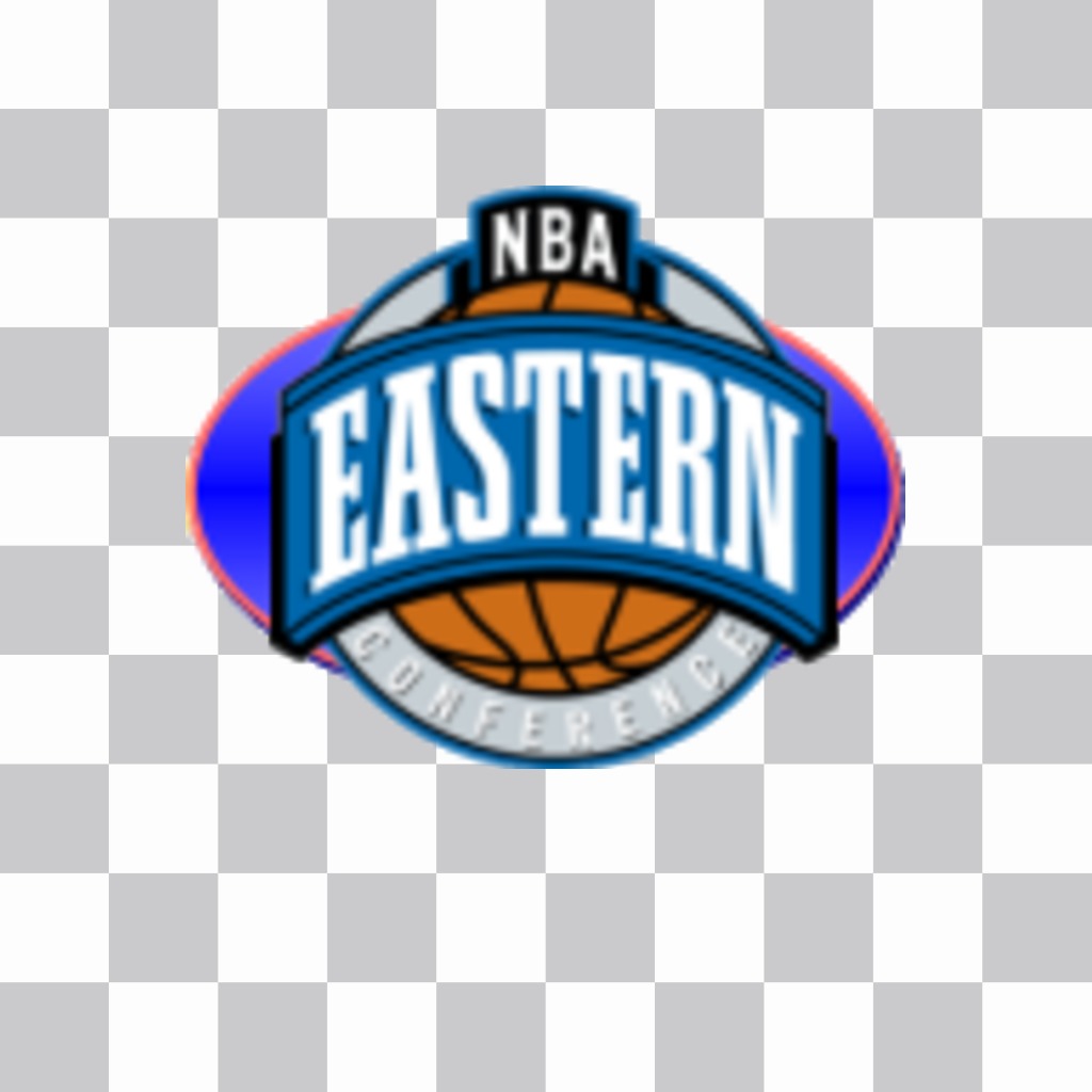 Autocollant avec le logo de la Conférence Est de la NBA. ..