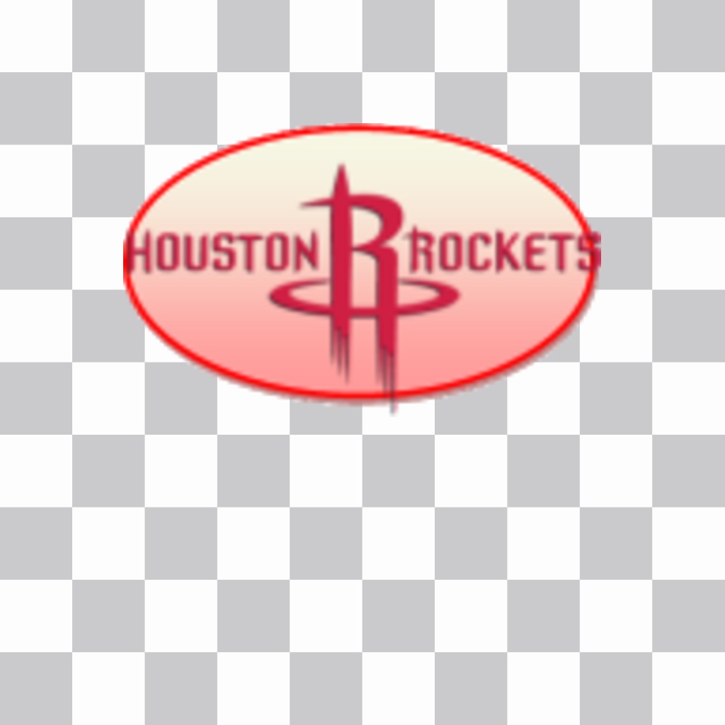 Autocollant logo des Rockets de Houston. ..