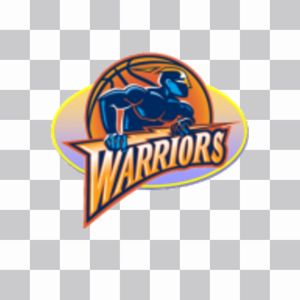 Autocollant avec le logo des Golden State Warriors. ..