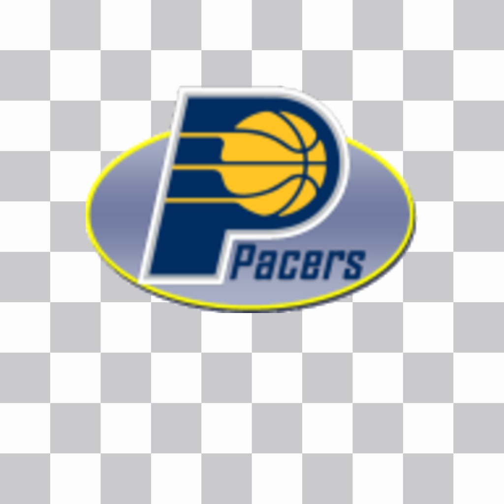 Autocollant avec le logo des Pacers de lIndiana. ..