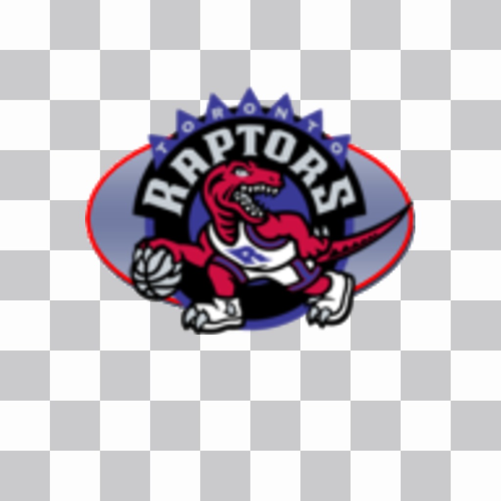 Autocollant avec le logo des Raptors de Toronto. ..
