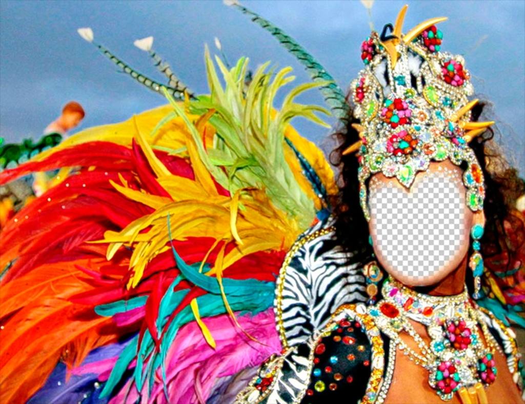 Photomontage dun carnaval de carnaval pour mettre votre photo effet ..