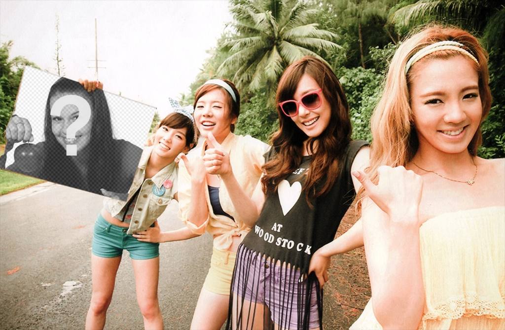 Photomontage avec les filles de SNSD ..