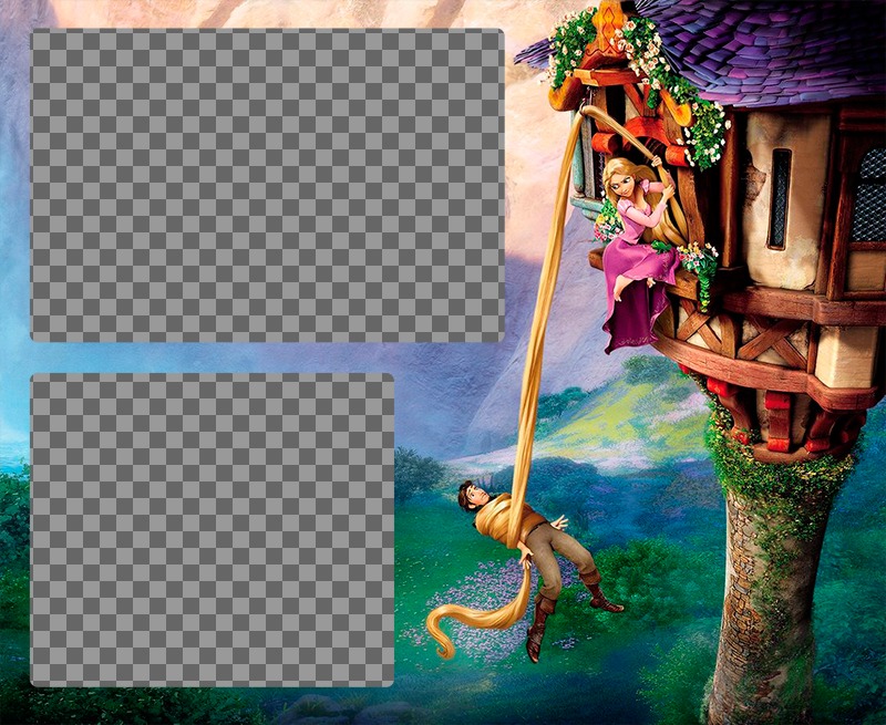 Photomontage pour deux photos Tangled ..