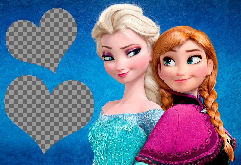 Photomontage pour deux photos Frozen Frozen ..