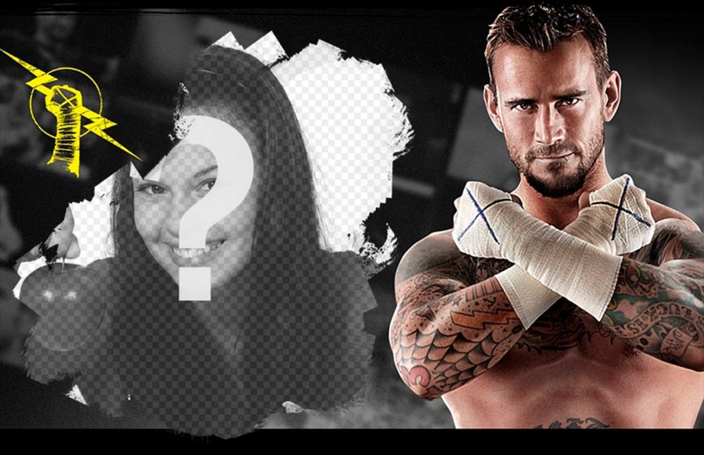 Collage pour vos photos avec CM Punk ..