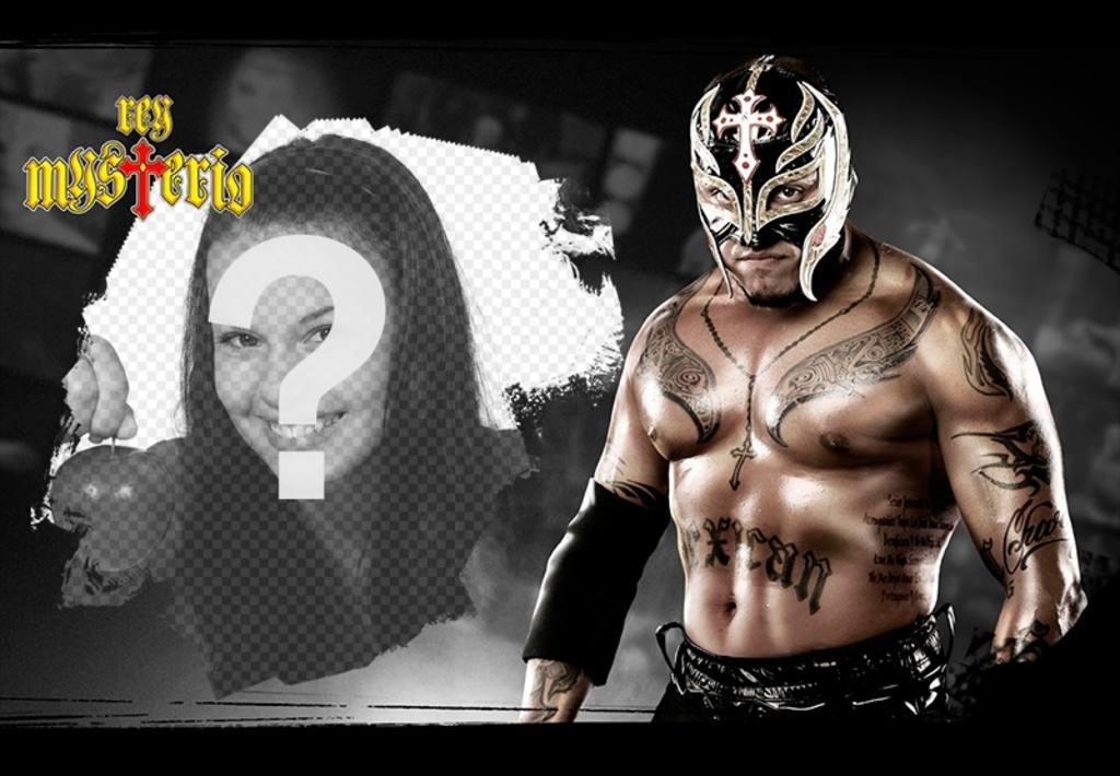 Photomontage avec Rey Misterio ..