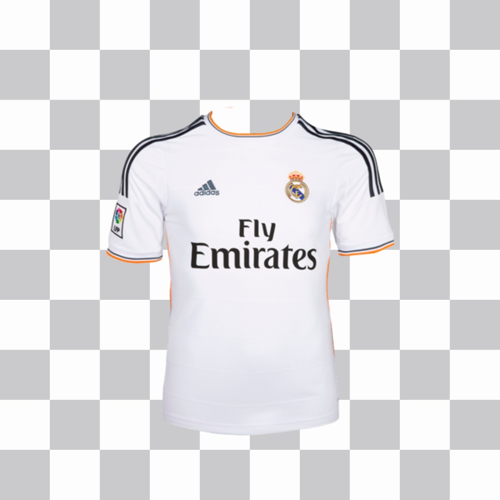 Autocollant de mettre le maillot de Real Madrid dans votre photo ..