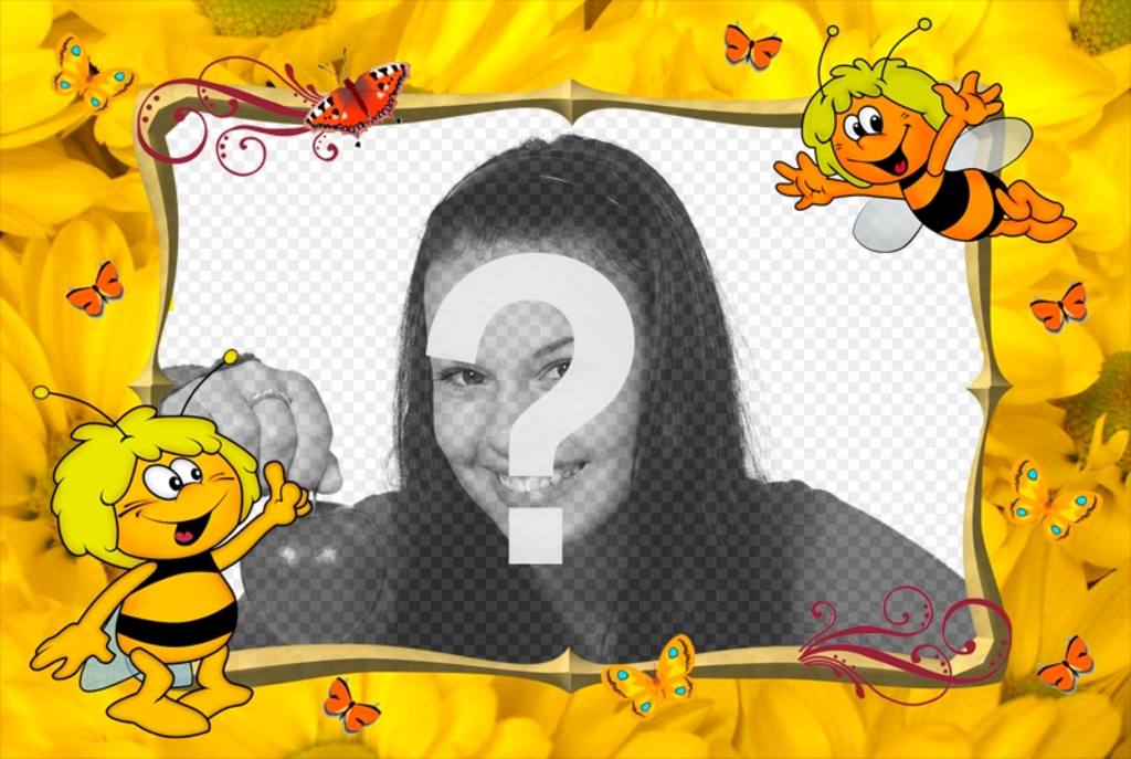 Cadre photo enfant à personnaliser avec Maya Bee ..