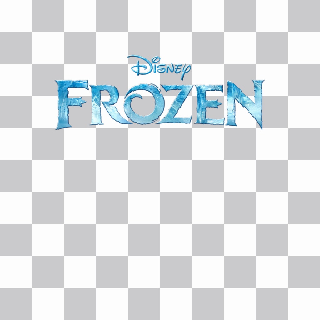 Logo Frozen Disney pour mettre vos photos en ligne. ..