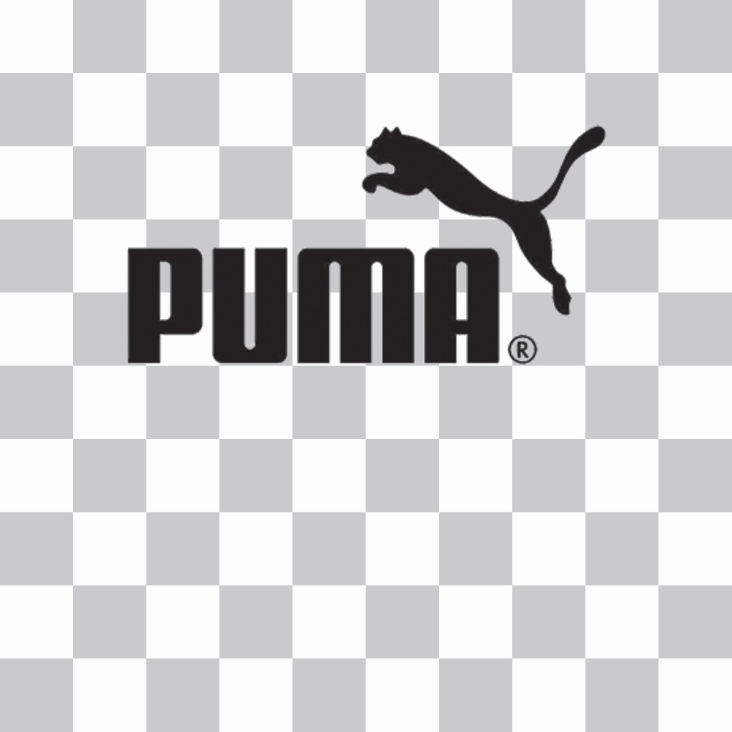 Puma logo autocollant à mettre sur vos photos. ..