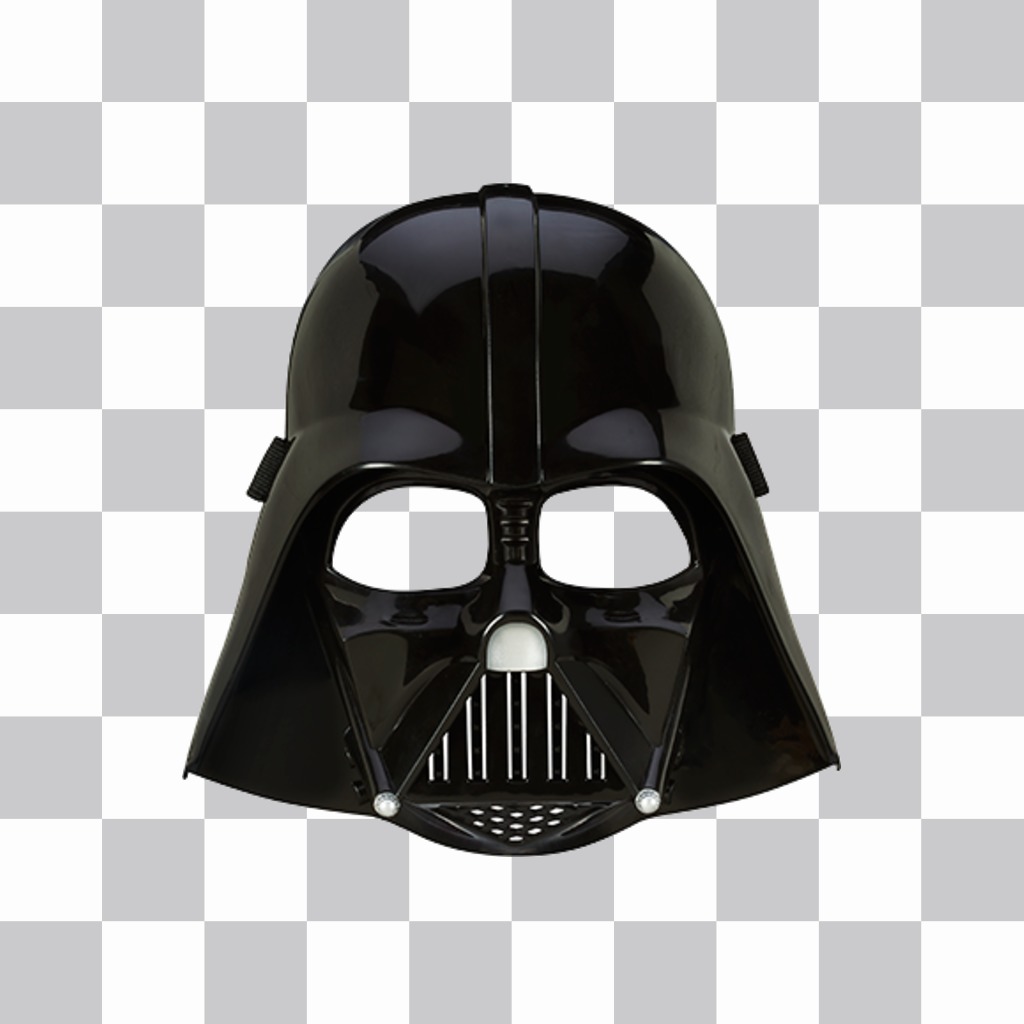 Autocollant du masque de Darth Vader à mettre sur vos photos ..