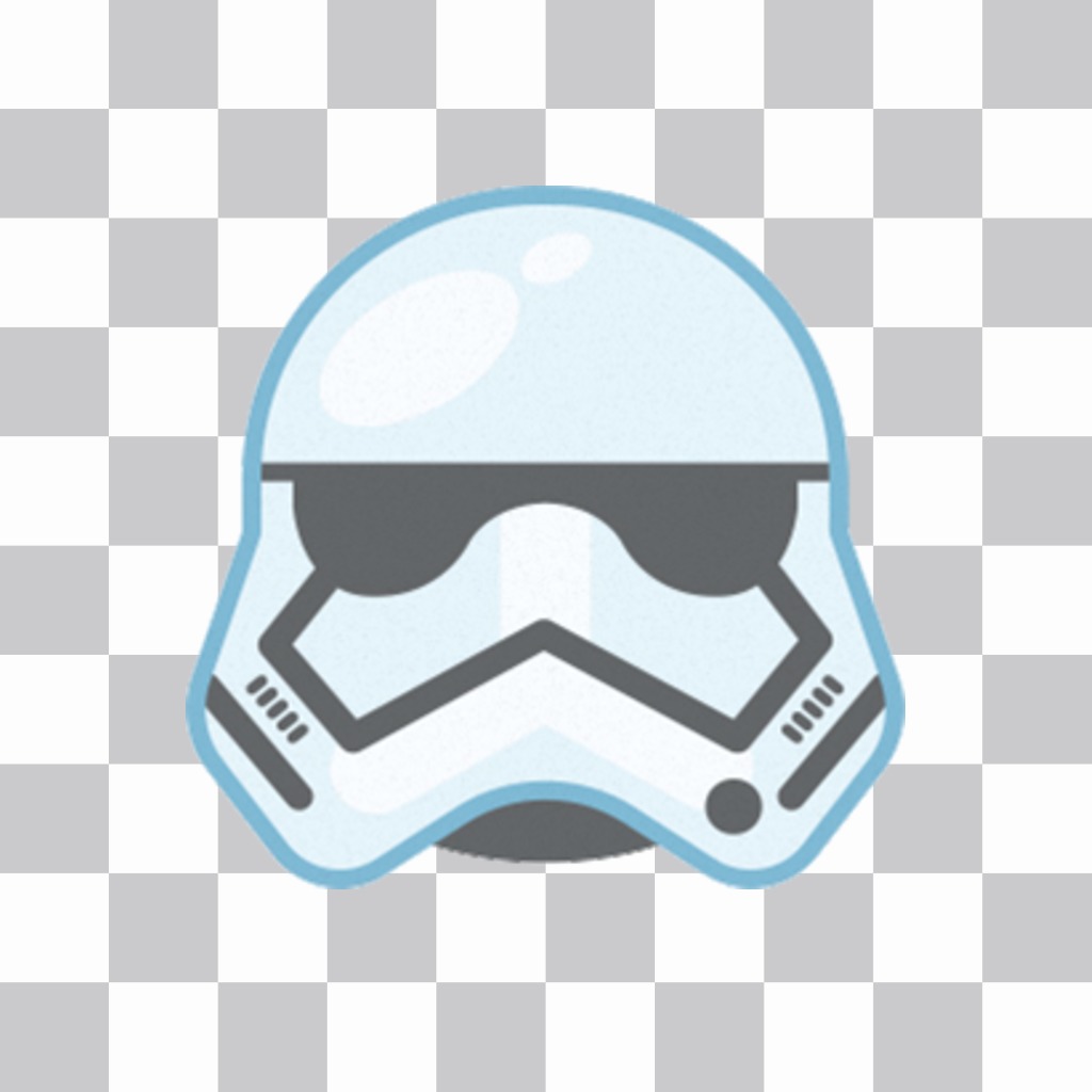 Autocollant du Masque dun Stormtrooper pour vos photos ..