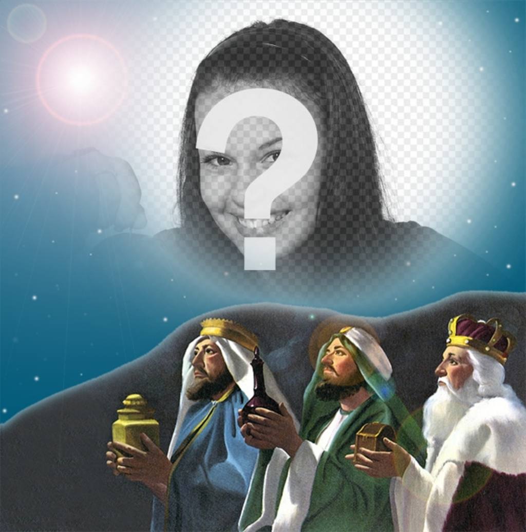 Photomontage des Trois Rois à votre photo de profil ..