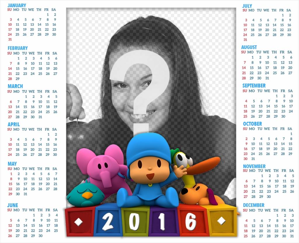 Un Calendrier 2016 dans un anglais parfait pour vos enfants ..