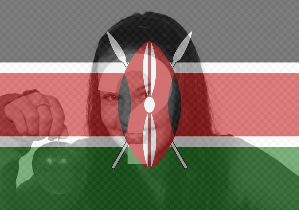 Filtre de drapeau du Kenya à mettre sur votre photo de profil ..