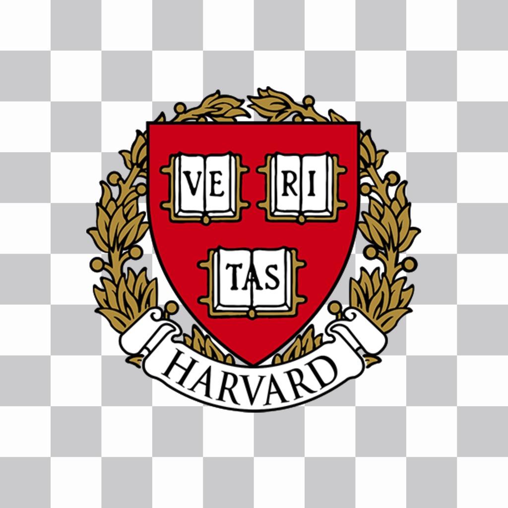 Bouclier de lUniversité de Harvard à mettre sur vos photos ..