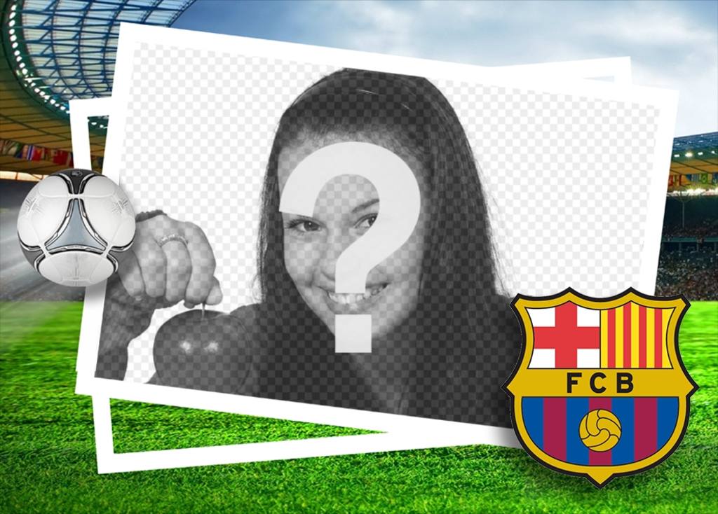 Effet photo du FC Barcelone pour télécharger une photo ..