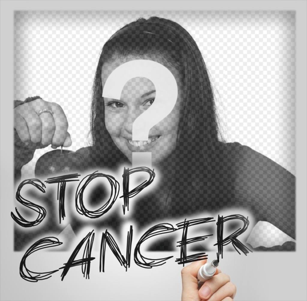 Télécharger une photo et joindre à la lutte contre le cancer avec leffet photo effet ..