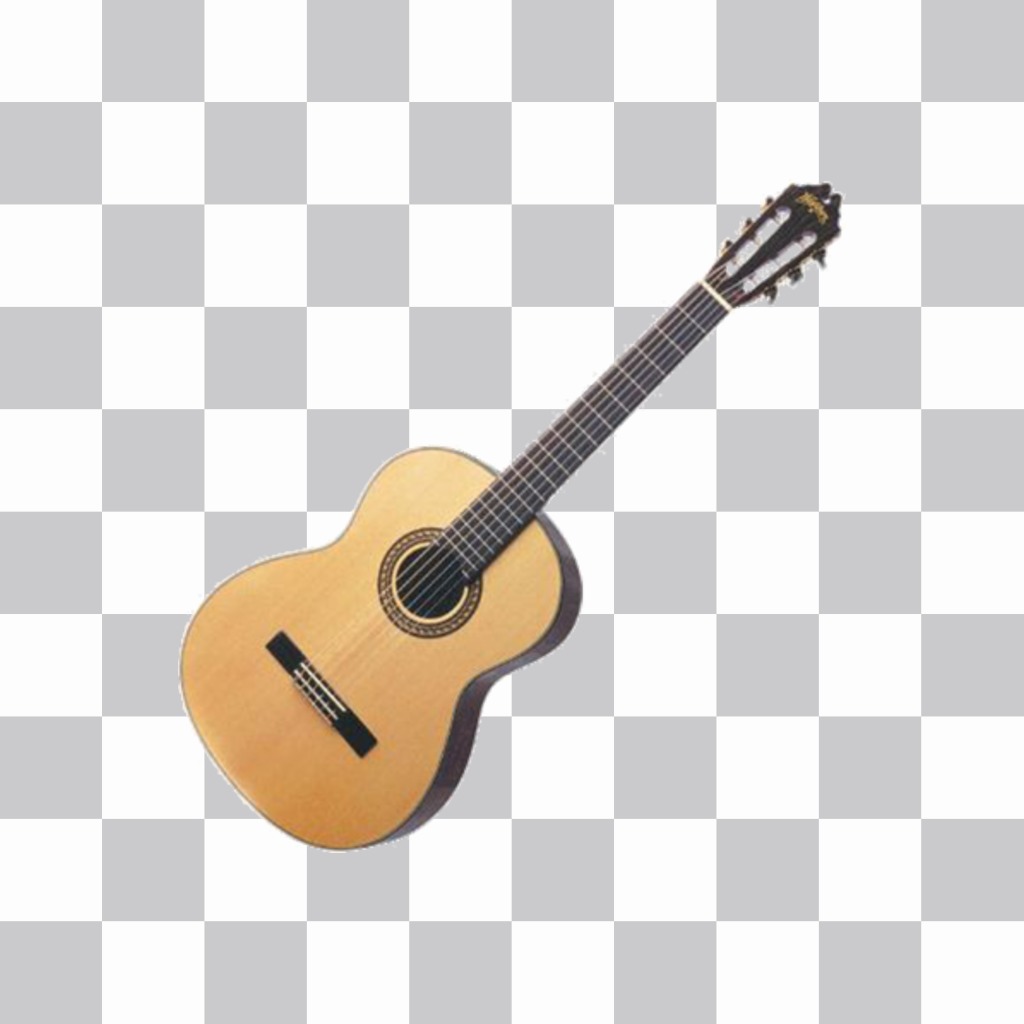 Ajouter une guitare espagnole à vos photos avec ce sticker ..