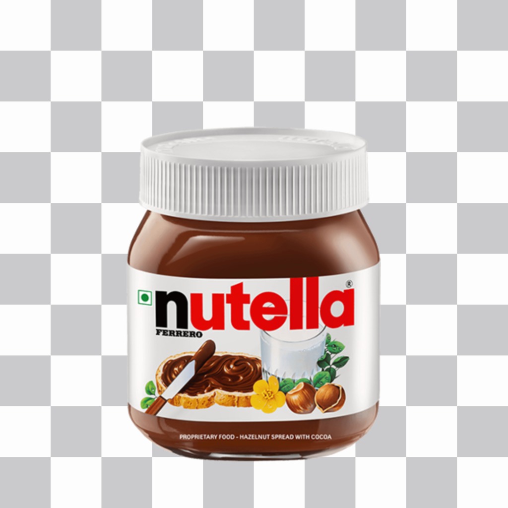 Si vous aimez Nutella puis mettre cet autocollant sur vos photos ..