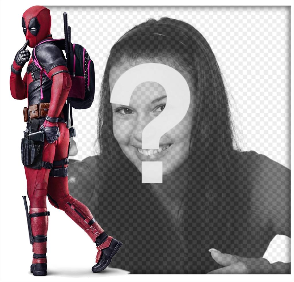 Votre photo à côté de Antihero Deadpool ..