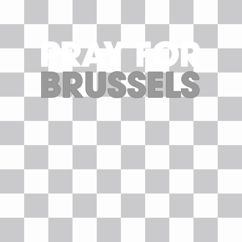 Donnez votre soutien à Bruxelles avec cet autocollant à mettre sur votre effet images ..