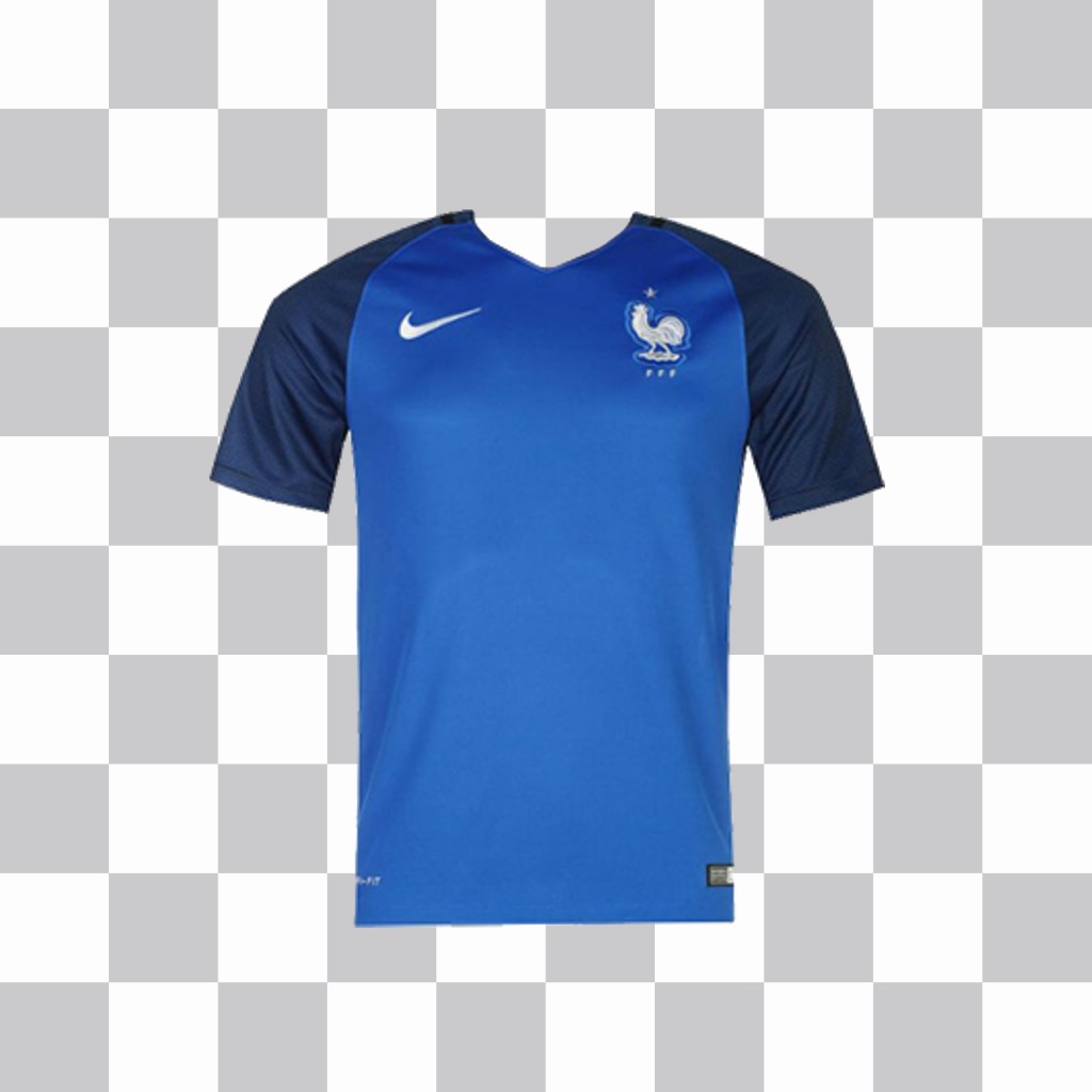 Effet pour ajouter le t-shirt Ã©quipe de France sur vos photos ..