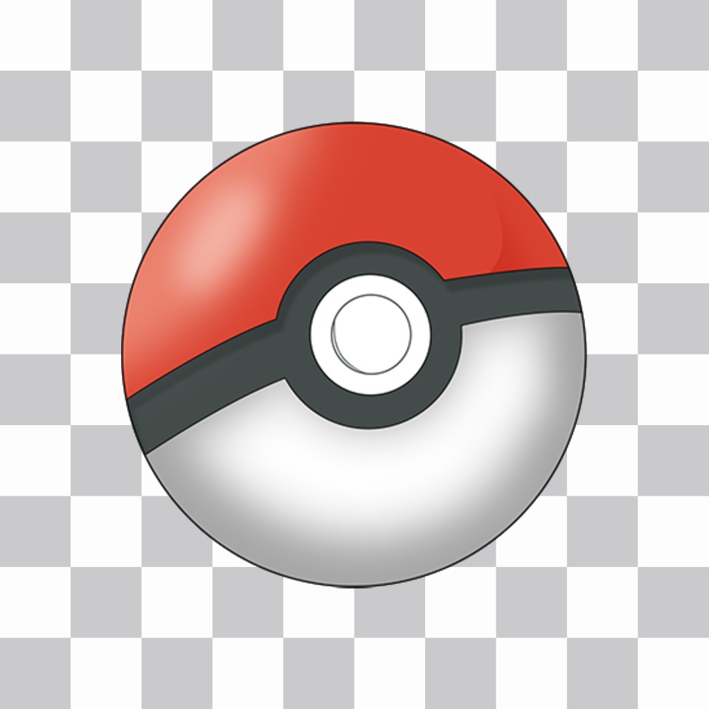 Gratuit autocollant dun pokeball que vous pouvez coller sur vos photos ..