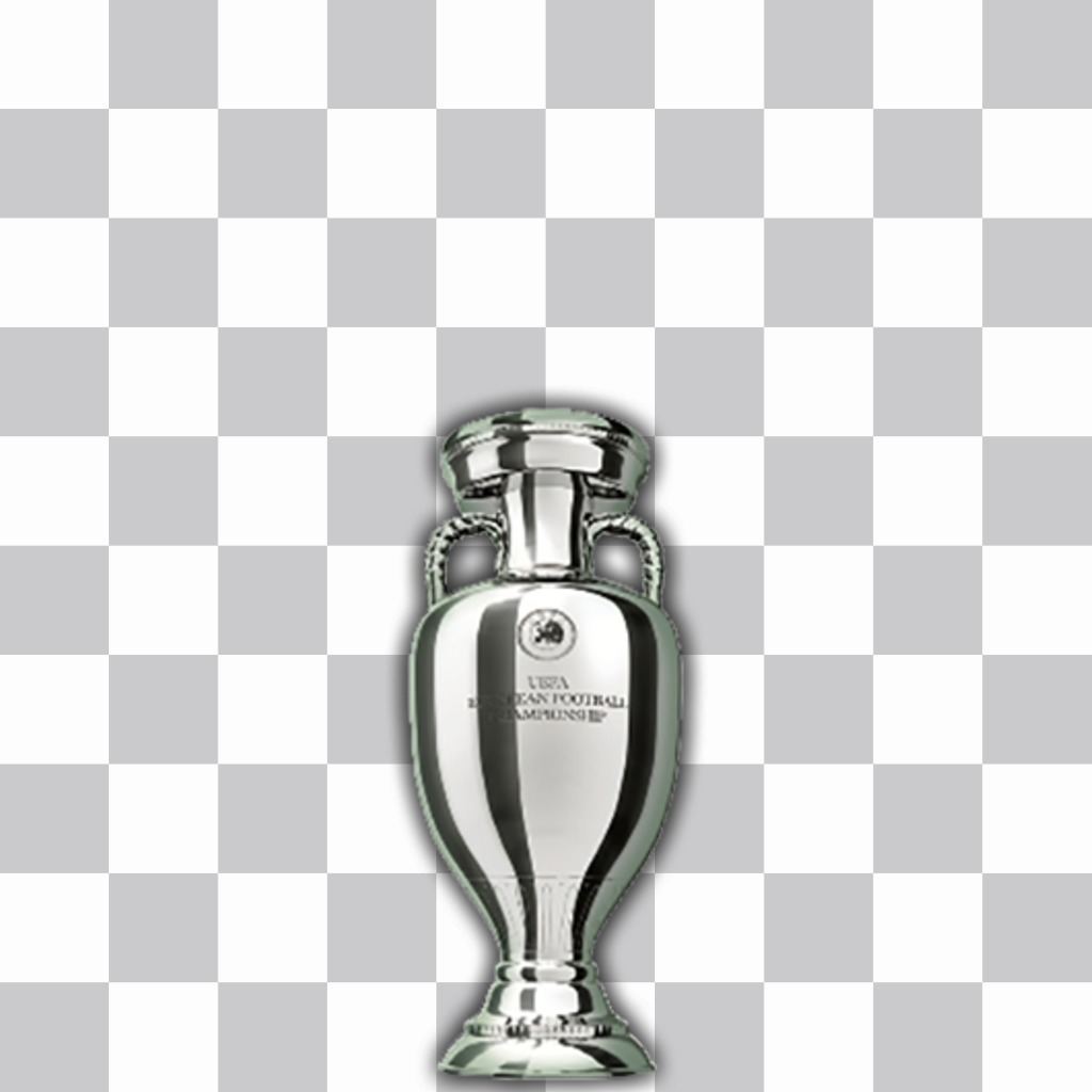 Euro Cup à coller sur vos photos en les téléchargeant à effet photo libre de cet effet pour télécharger votre photo et coller la Coupe de lEuro sur elle comme autocollant et décorer. Partagez cet autocollant du Trophée avec vos amis si vous aimez le football...