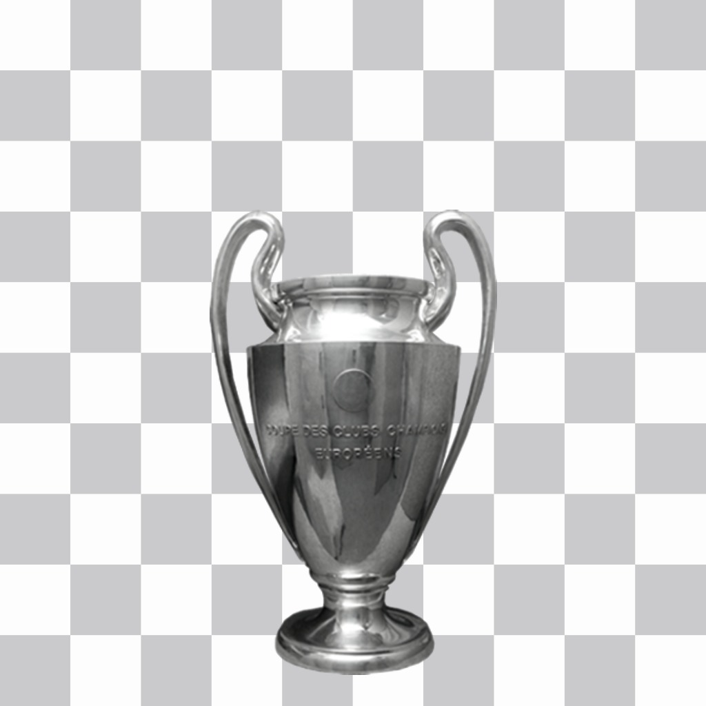 Champions League Cup pour lajouter sur vos photos comme un sticker décoratif ..