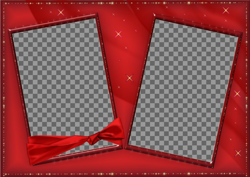 Carte postale Saint-Valentin, les boutons rouges. Pour mettre 2..