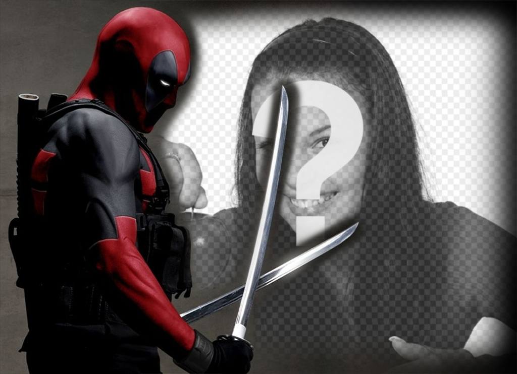 Deadpool dans vos photos avec cet effet de photo libre de modifier ..