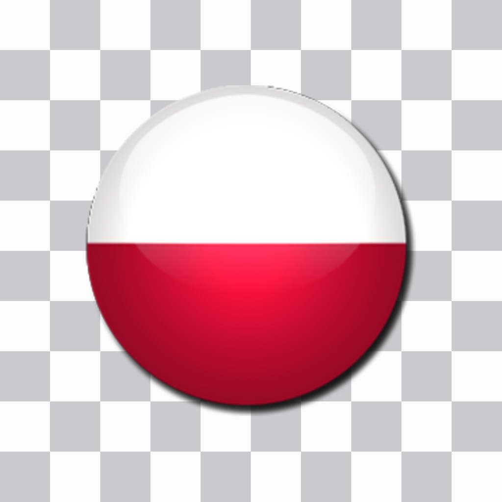 Drapeau de la Pologne pour coller vos photos ..