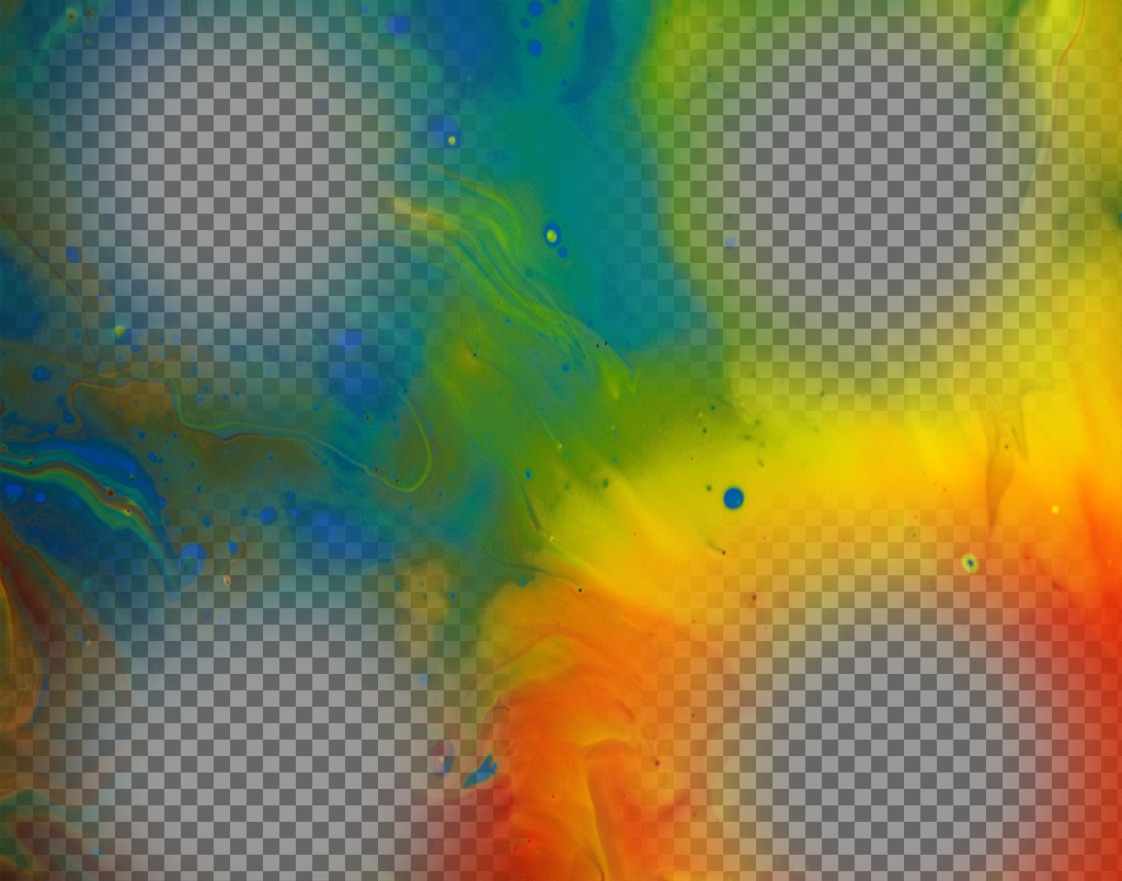 Collage avec de la peinture où vous pouvez télécharger quatre photos et leur donner une touche artistique ..