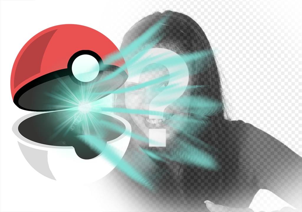 Attrapez vos amis avec cette photo effet dune Pokeball ouverture ..