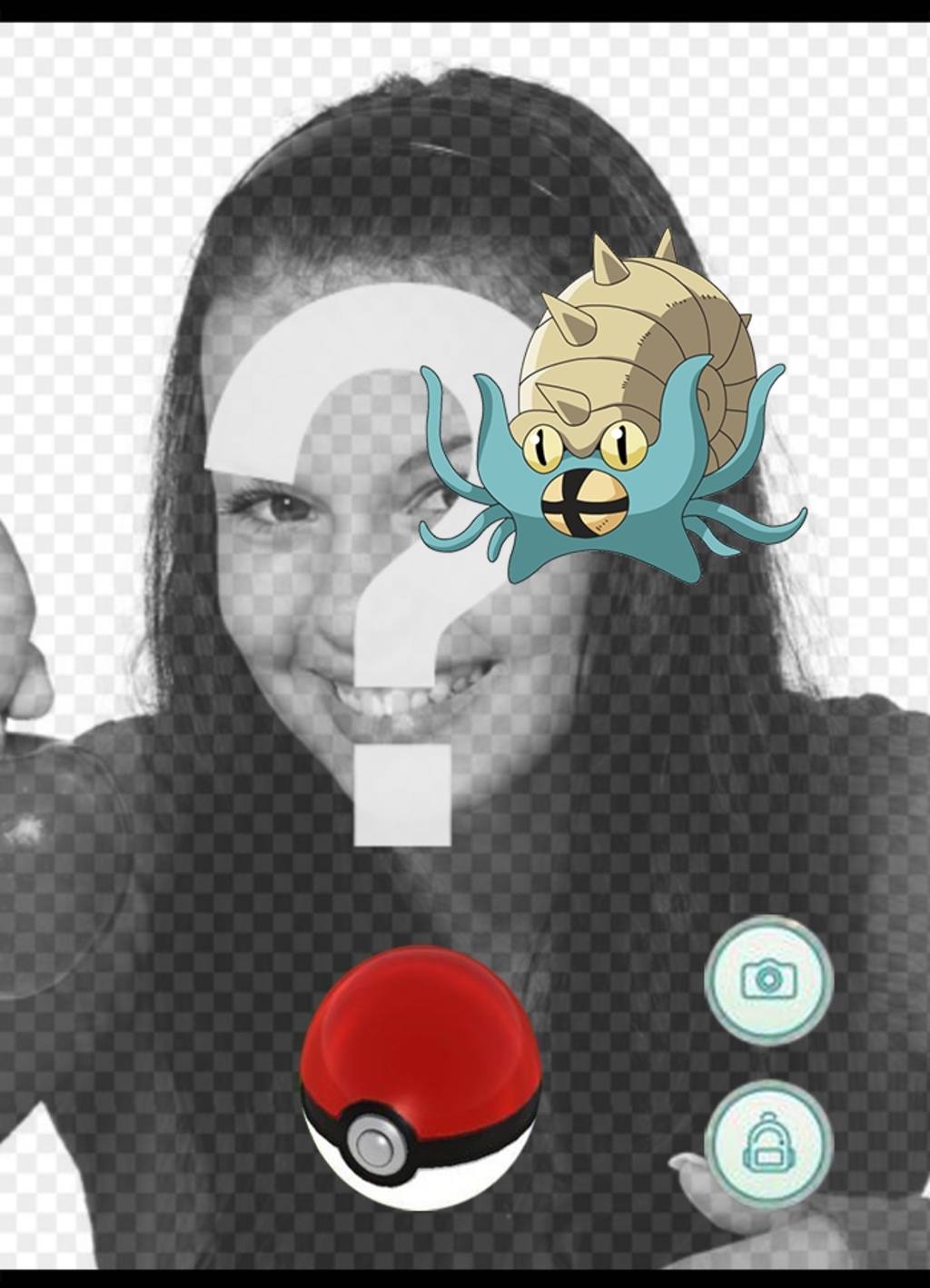 Chasse un Omastar avec ce photomontage de pokemon pour votre photo ..