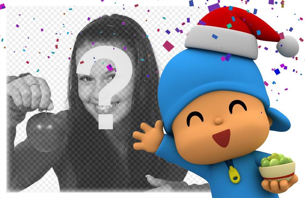 effet de Noël avec Pocoyo pour éditer avec un de votre photo pour ..