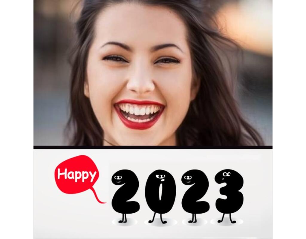 Carte en ligne pour féliciter la nouvelle année 2025 ..