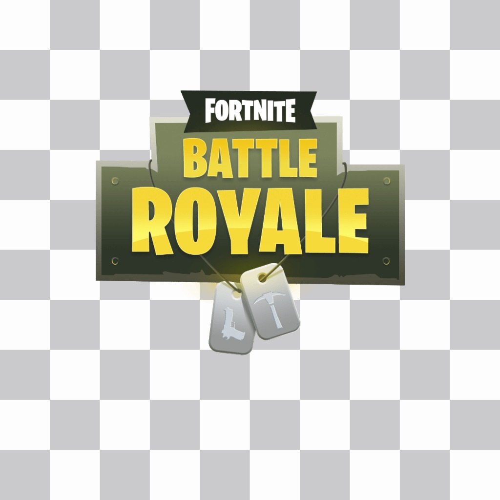 Logo du jeu Fortnite à mettre dans votre photo ..